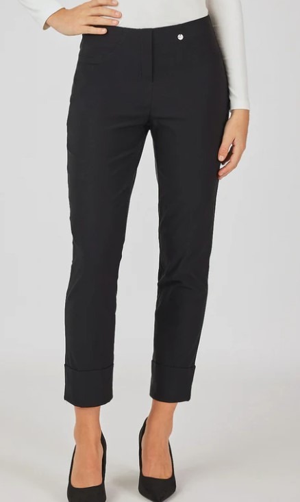 Front view of Bella black pant