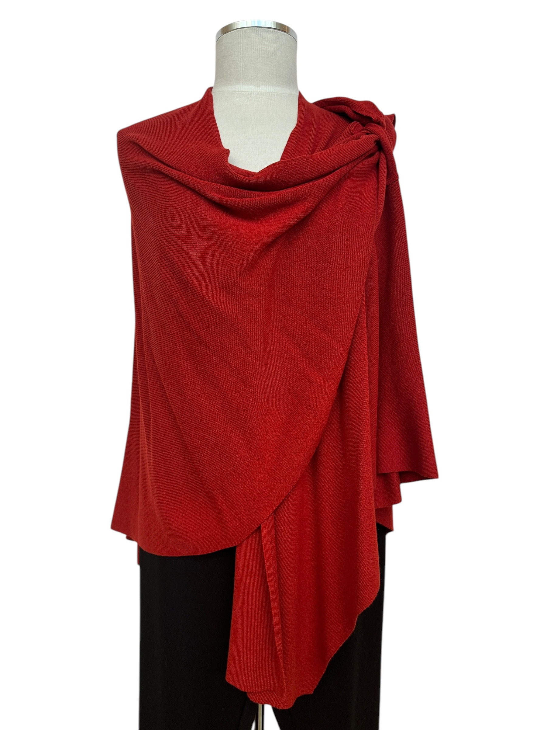 Cedar wood (red) covi wrap in cotton rayon